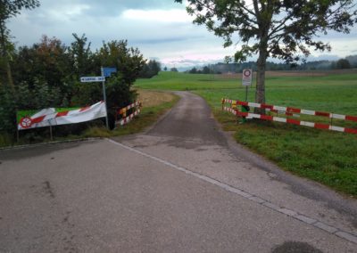 Mostbachbrücke während der Sanierung